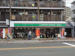 コンビニ　ローソンストア100 東淀川小松店（コンビニ）まで143m