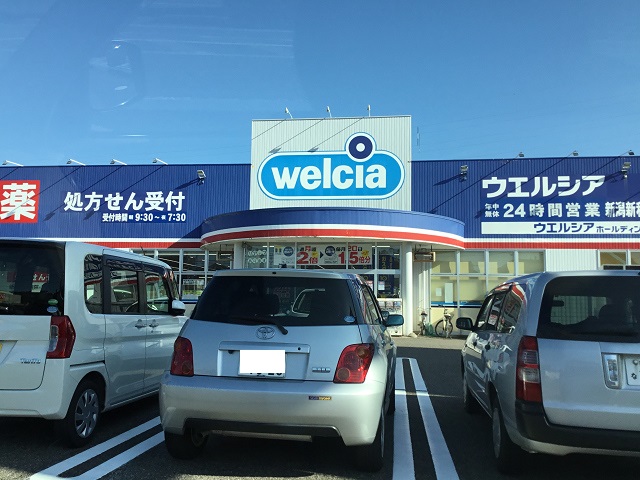 ドラックストア　ウエルシア新潟上所中店（ドラッグストア）まで608m