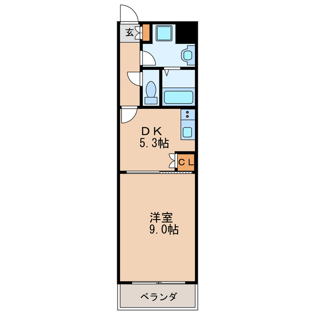 レジディア東桜の間取り写真