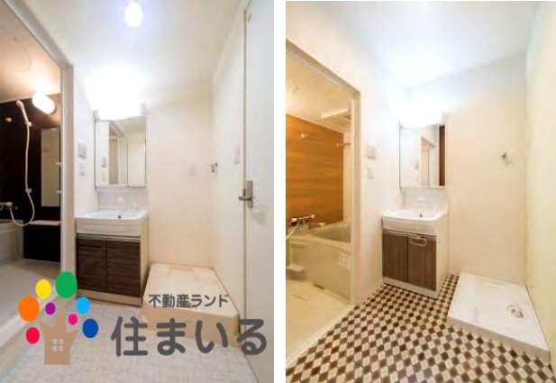 洗面設備　※写真は同型タイプとなります