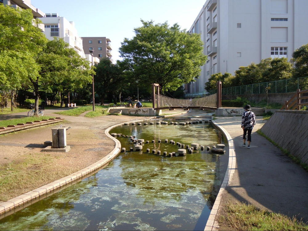 公園　大横川親水公園（公園）まで671m