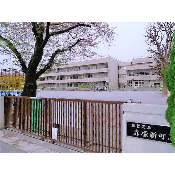 小学校　板橋区立赤塚新町小学校（小学校）まで601m