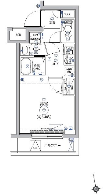RELUXIA品川東大井の間取り写真