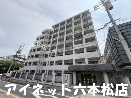建物外観　人気の都市ガス1K物件です。