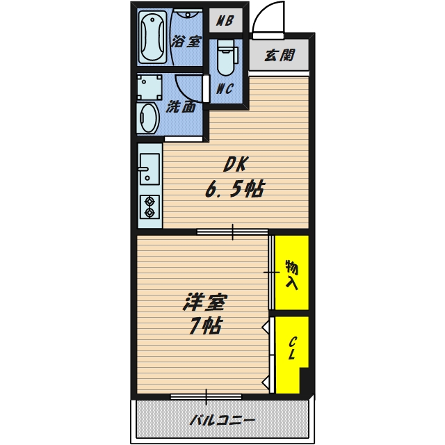 メゾン交楽園参番館の間取り写真