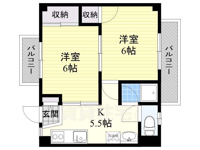 GS関大前の間取り写真