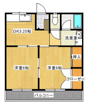 サングレースの間取り