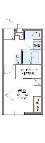 レオパレスヴィクトワールＫ２の間取り