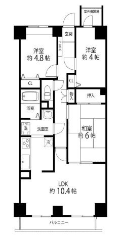 Jパレス桜台の間取り