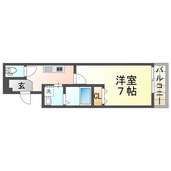 フジパレス阪神甲子園の間取り写真