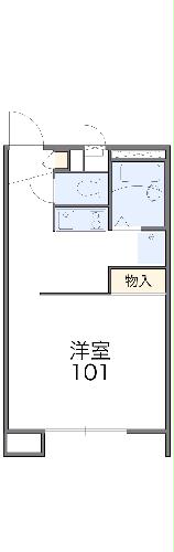 レオパレスプログレスｉｎの間取り