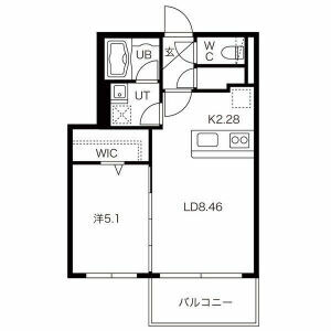 ヴィレッタ山の手の間取り