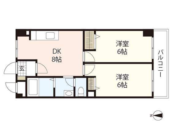 ラフォレスタの間取り