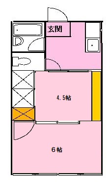 扇マンションの間取り