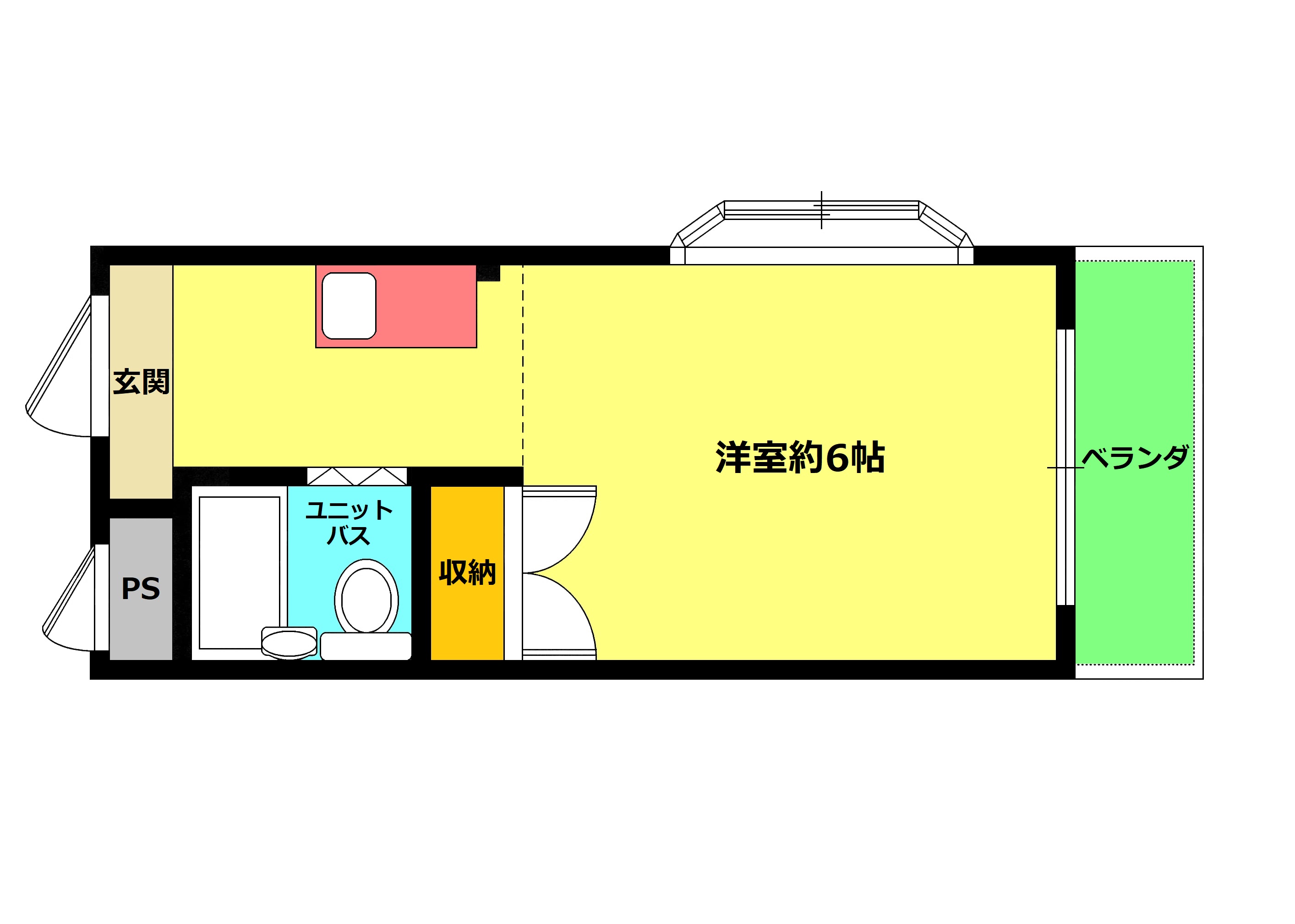 S・H星ヶ丘ハイツの間取り