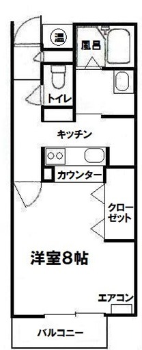 【メープルあや　107の間取り】