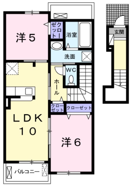 リバーサイドIIの間取り