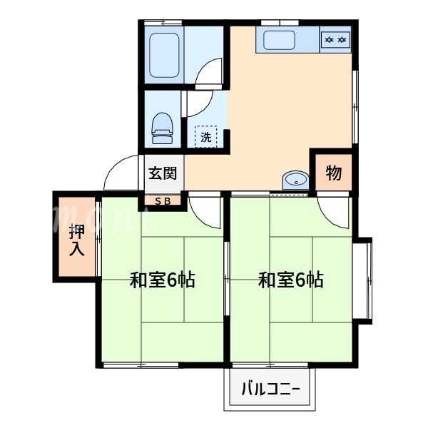 ハイツジュネスの間取り