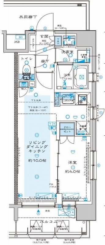 サンクレイドル川口並木の間取り