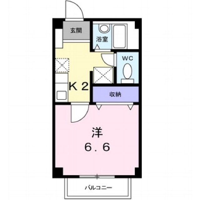 長野市西三才のアパートの間取り