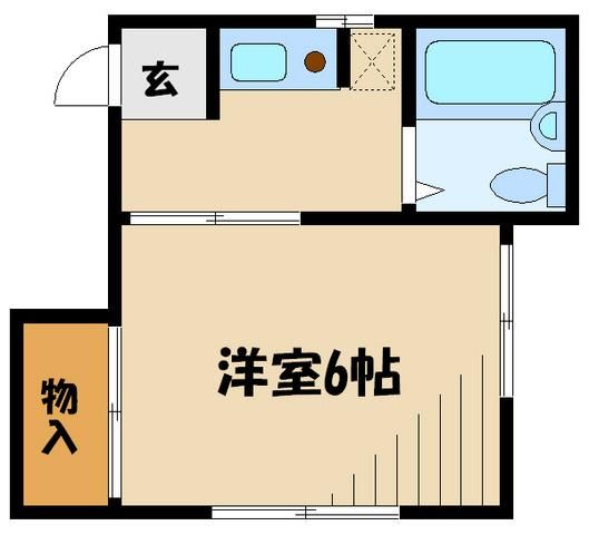 東京都品川区西中延３（アパート）の賃貸物件の間取り