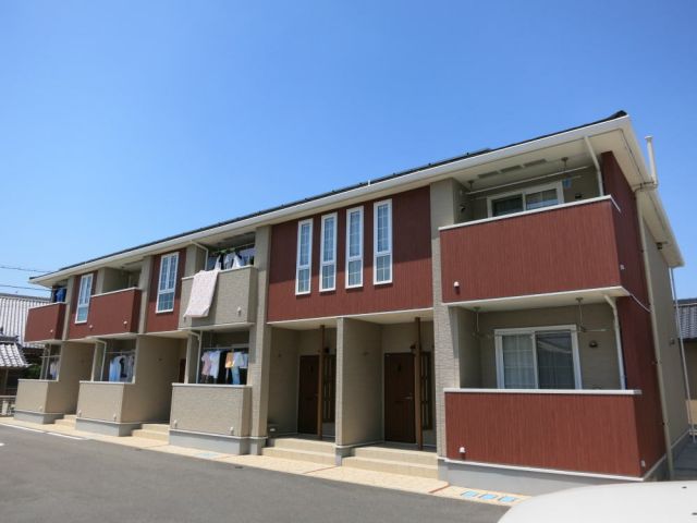 愛知県西尾市一色町開正細工屋敷（アパート）の賃貸物件の外観