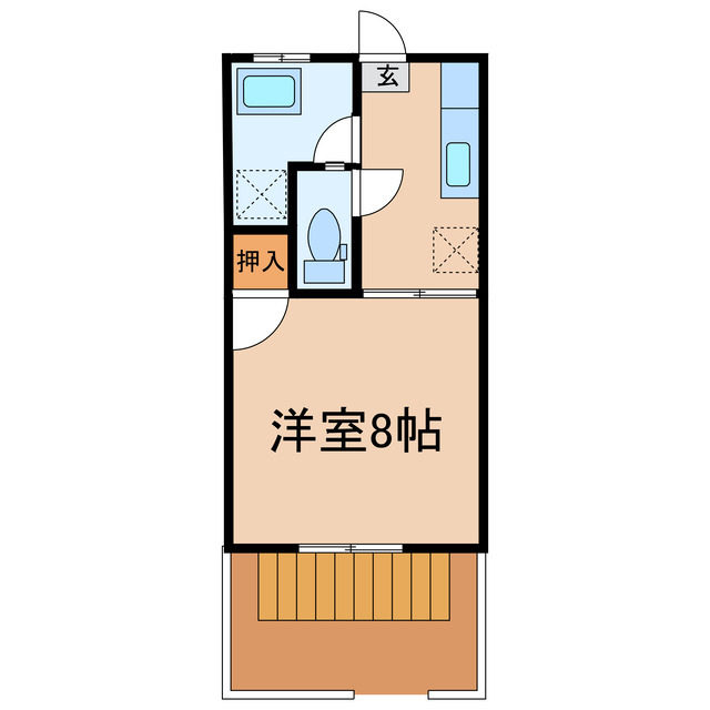 コーポたけしの間取り