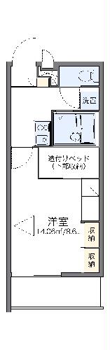 レオパレスカヴェルナの間取り