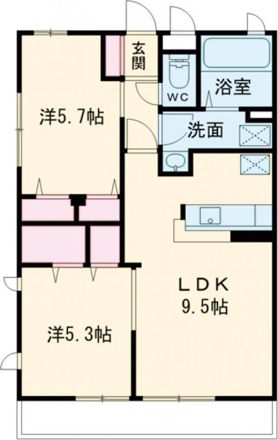 ソレア東小岩の間取り