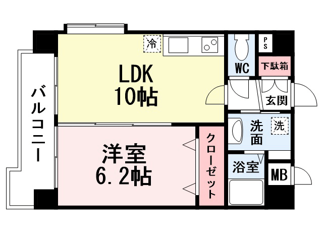 FORTUNATE砂津の間取り