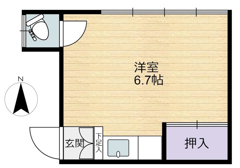 宍戸荘の間取り