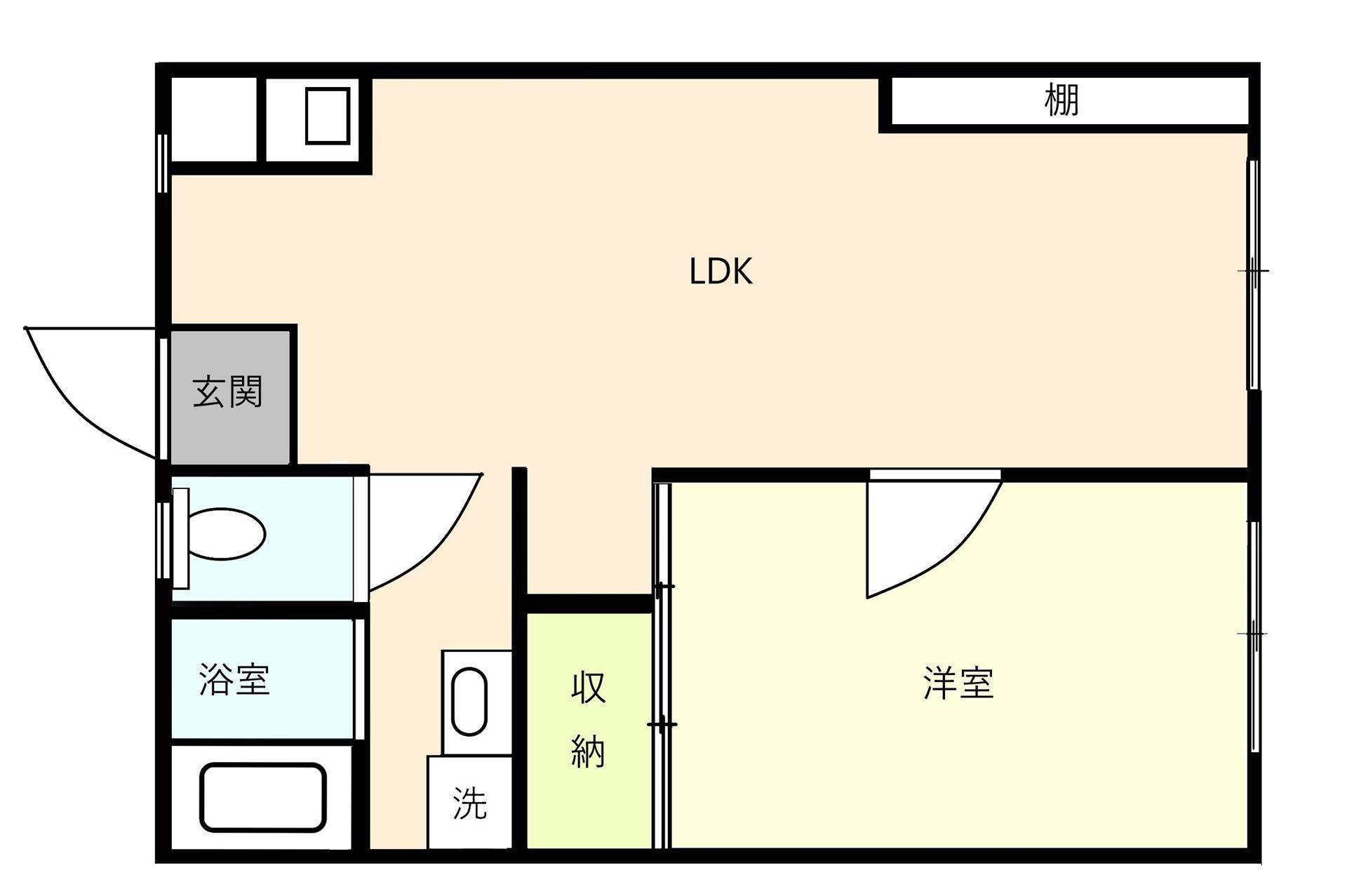 マイルーム蔵石の間取り