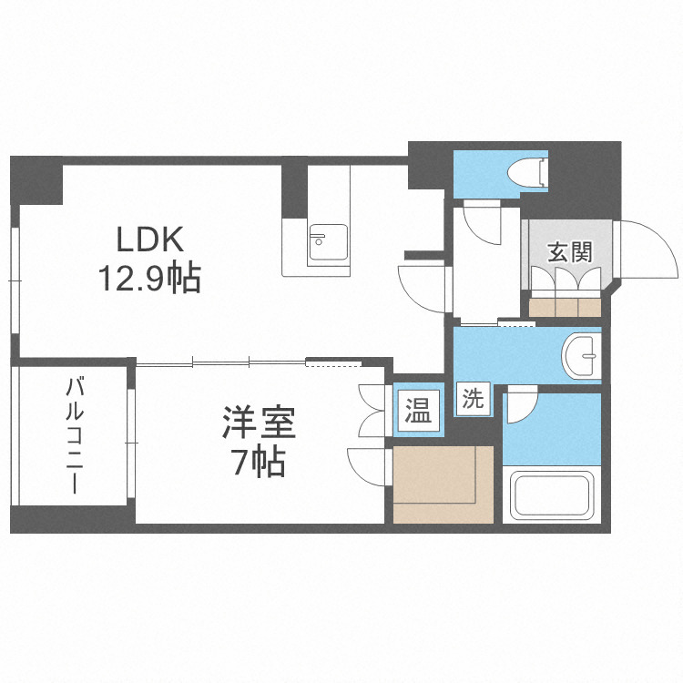 グレンパーク梅田北の間取り