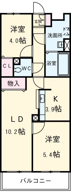 Ｔ・フェアリートキワの間取り