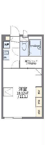 レオパレスヴィクトワールの間取り