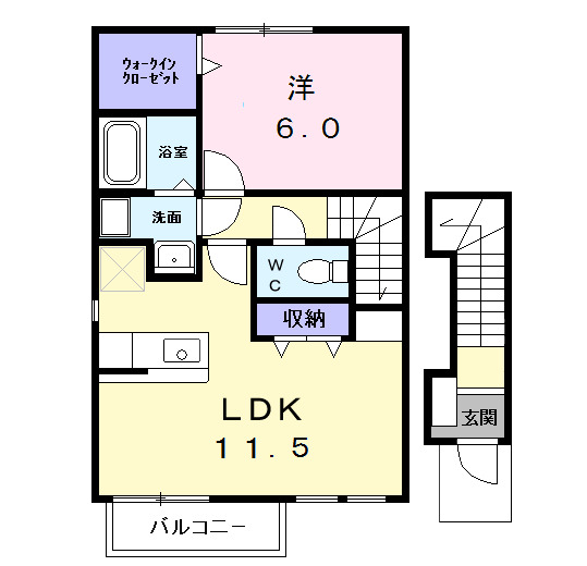 ノイエ・シュトラーセＡの間取り