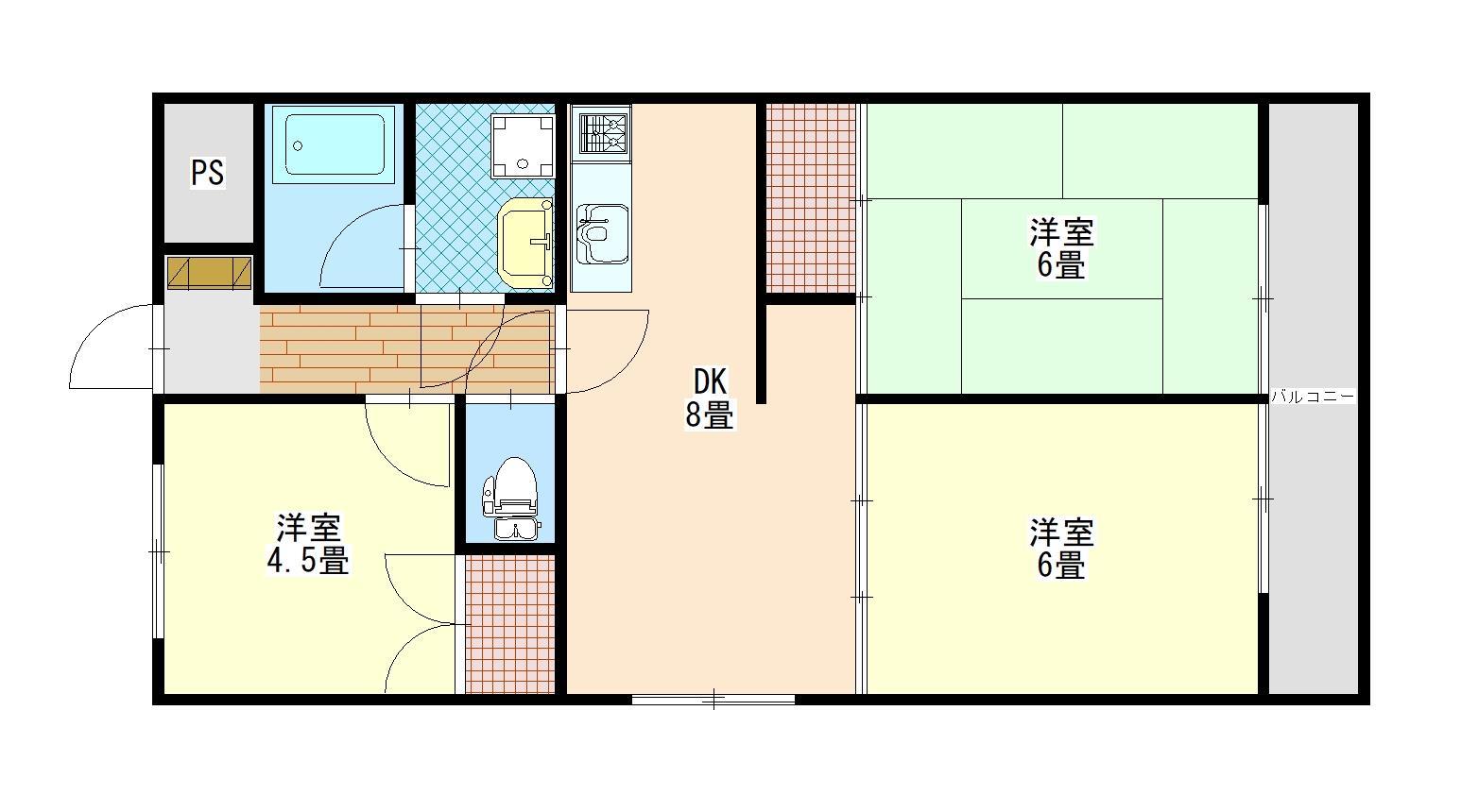 レジデンスヤマグチの間取り