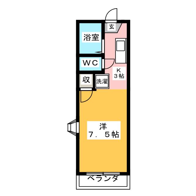 ノバビュー東海の間取り