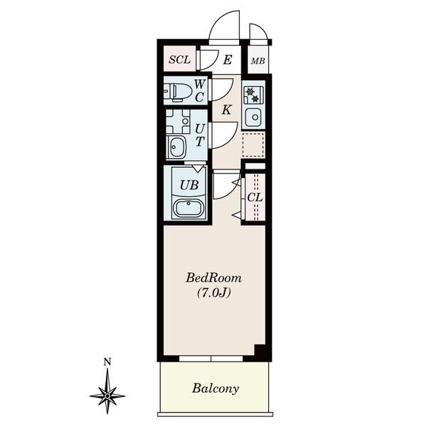 Ｓ－ＲＥＳＩＤＥＮＣＥ名駅ＮｏｒｔｈIIの間取り