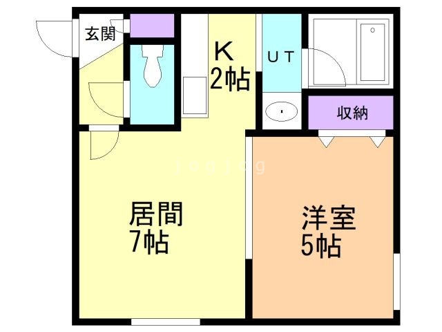 札幌市北区麻生町のマンションの間取り