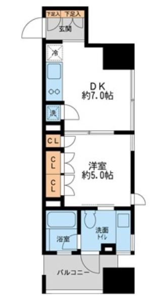 プロスペクトＫＡＬＯＮ三ノ輪の間取り