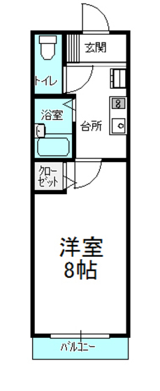 サンライズ山縣の間取り