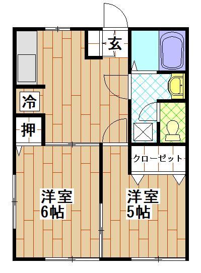 ハイム大川の間取り