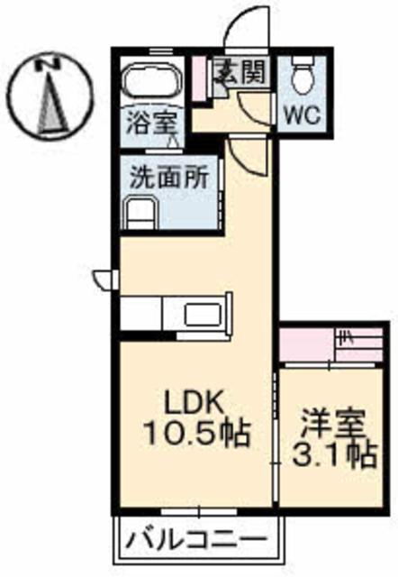 シャーメゾンＷｅ－ＩＩの間取り