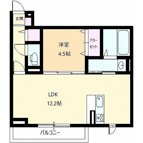 ディアライズ小郡船倉町C棟の間取り