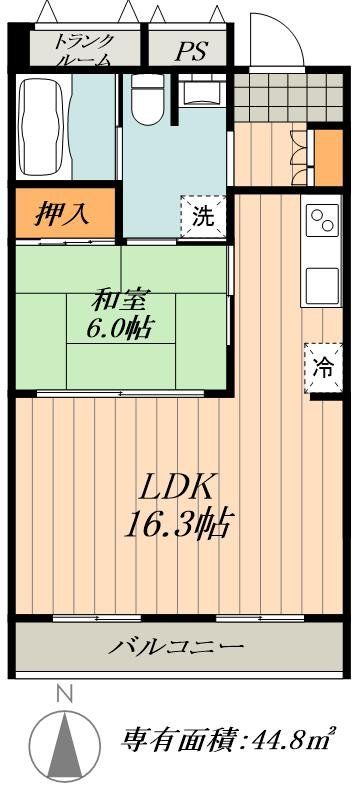 フォレストパーク千鳥の間取り