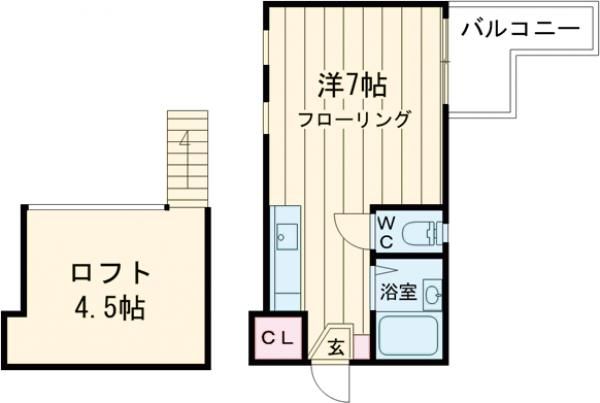 エレガンテ薬院南の間取り