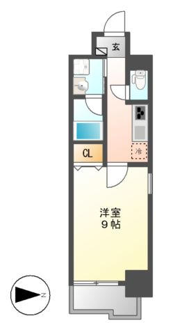 トレヴィ高岳の間取り