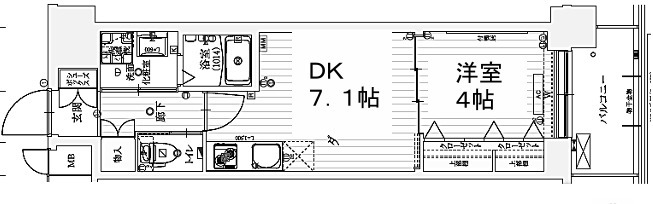 ベラジオ雅び烏丸十条の間取り