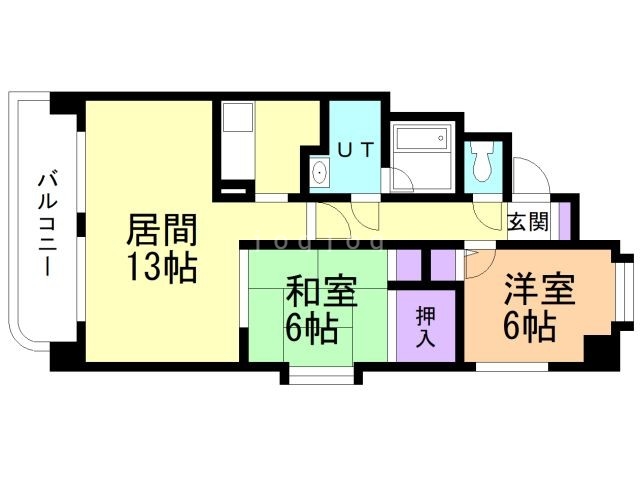 ライオンズマンション南２０条の間取り